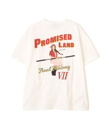 AVIREX + FINAL FANTASY VII REMAKE PINUP SHIRT AERITH White L