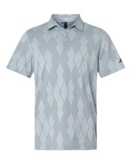 ADIDAS Golf Men’s S-3XL Ultimate Textured Diamond Jacquard Polo Sports Shirt