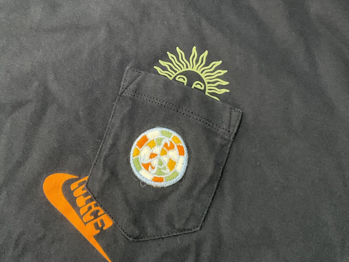 Nike Shirt Men Sz S Tee Sole Craft Embroidered Pocket Loose Fit Short Sleeve gallery