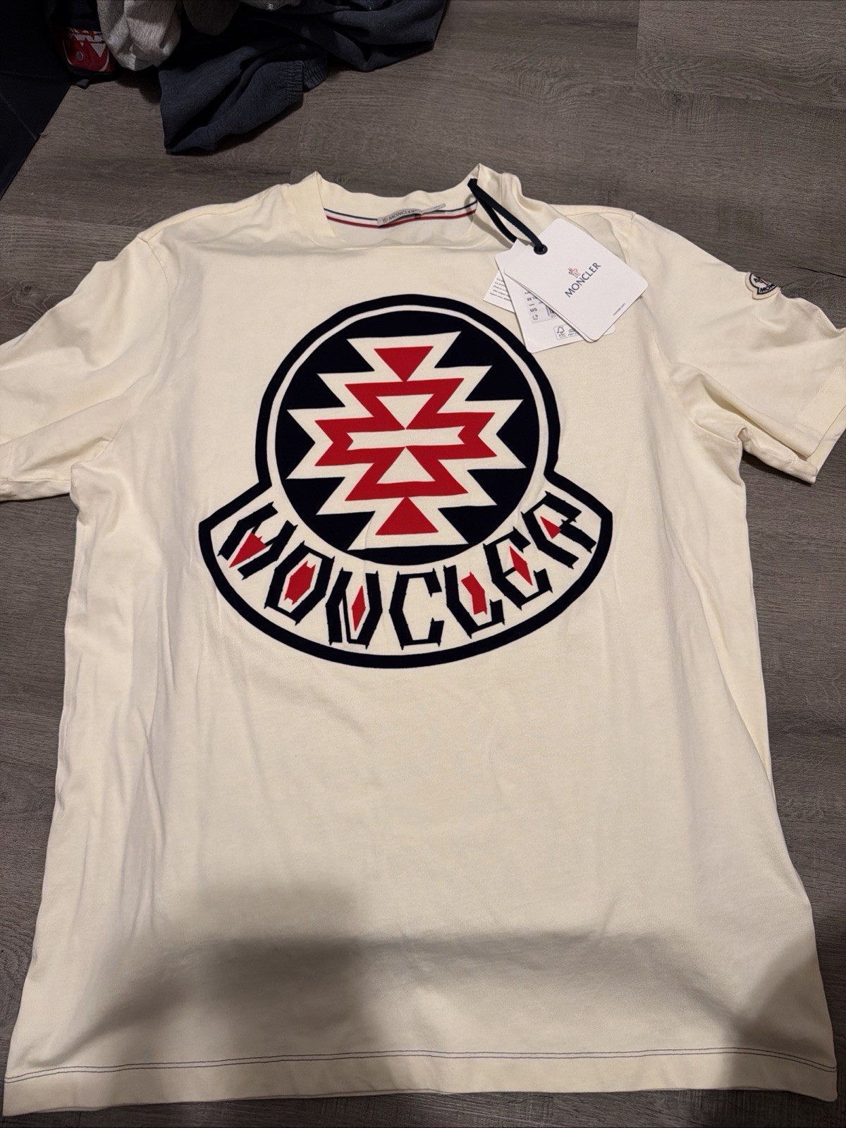 Moncler Maglia Cotton T Shirt Size XL Brand New With Tags Retail $360 gallery