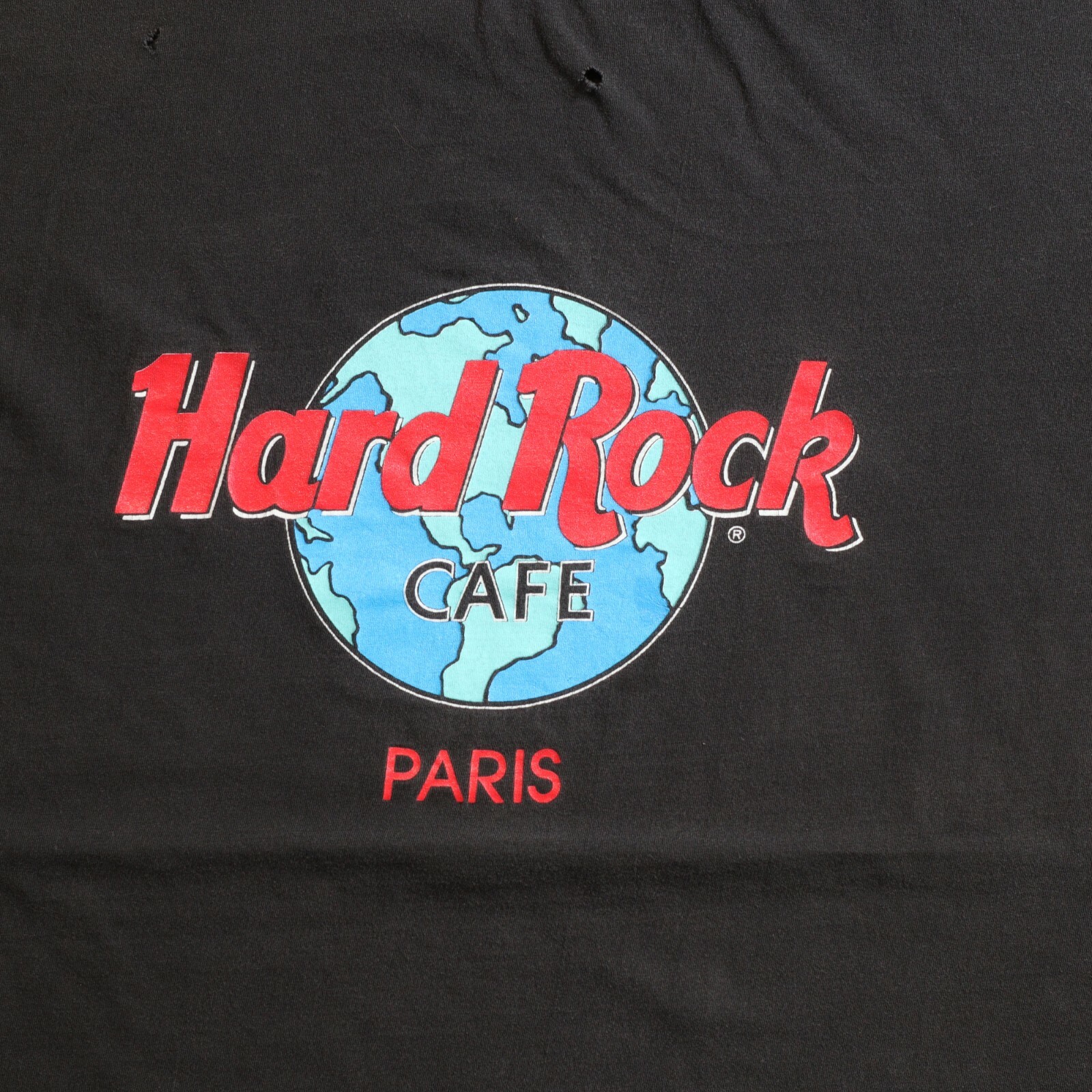 Vintage Hard Rock Cafe Paris France Shirt Men's Large Distressed gallery