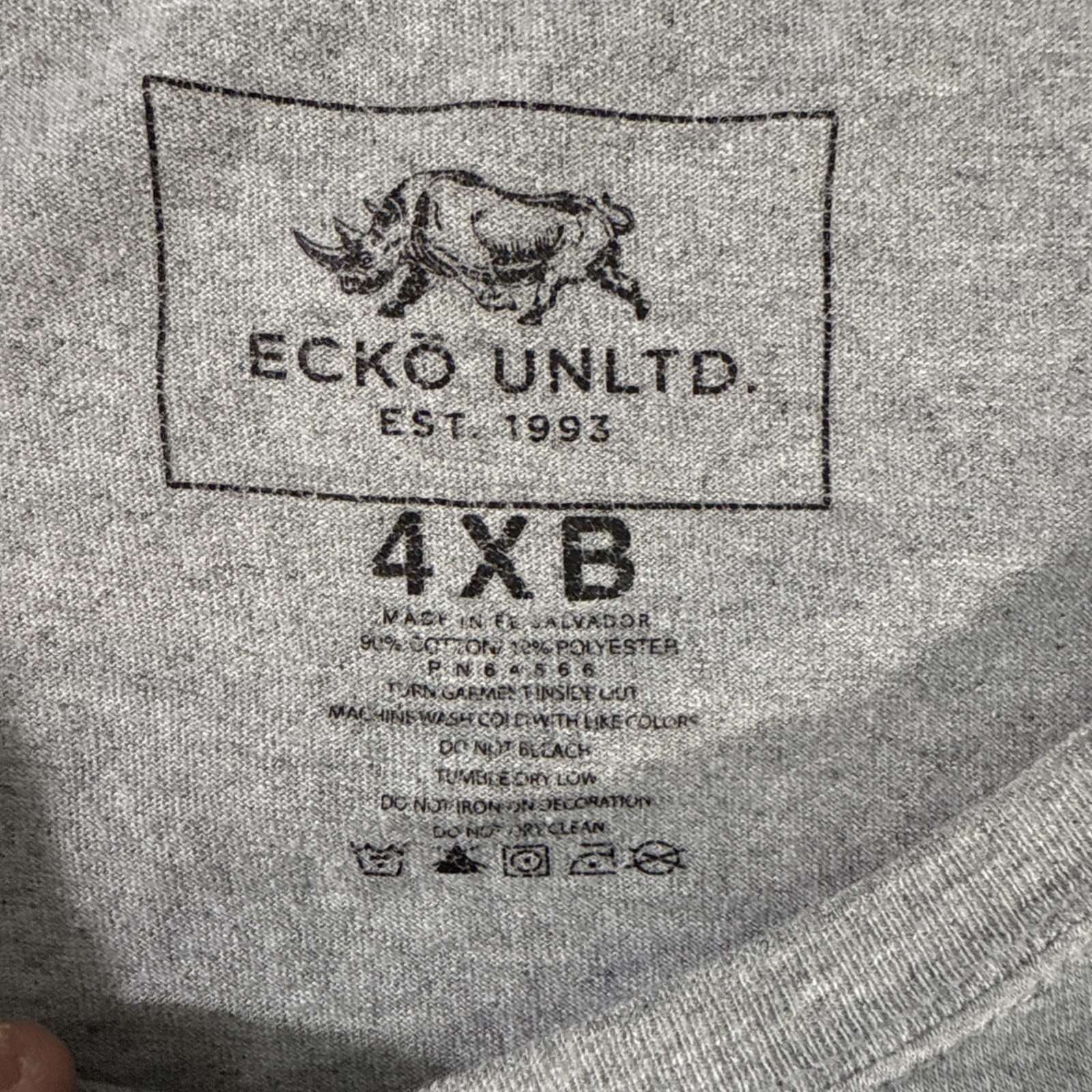 Vintage Ecko Unltd Mens T Shirt 4 XB Hip Hop Baggy Streetwear 90s Y2K Skater gallery