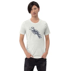 Every Fiber – Abstract DNA Universe Drawing – Vintage Retro Graphic Tee Shirt
