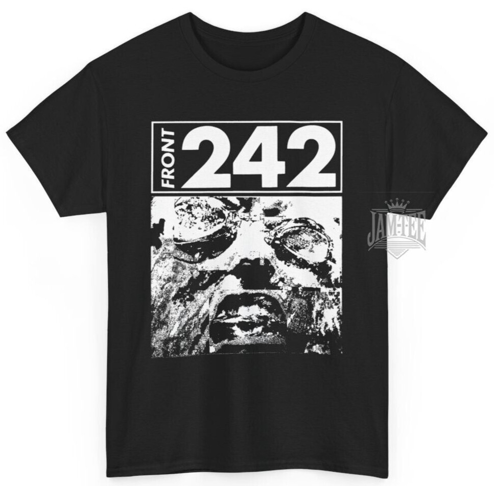 Front 242 T-Shirt, Music Band Rock N' Roll Punk Gothic Metal Retro Unisex Tee gallery