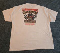 Harley-Davidson Motorcycles Sleeveless Gatlinburg Hillbilly White Sz 2X