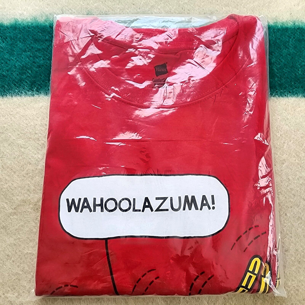 BEAN WORLD 2014 Wahoolazuma ! Shirt Graphitti Comics Comic Book 2XL NIB