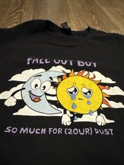 Fall Out Boy Shirt Mens Medium Black So Much For 2our Dust Tour 2023 Concert