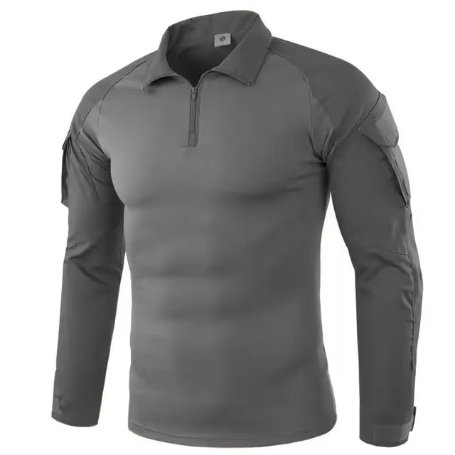 Tactical Combat Shirt Men Army Military Camo Long Sleeve Airsoft Hunting gallery