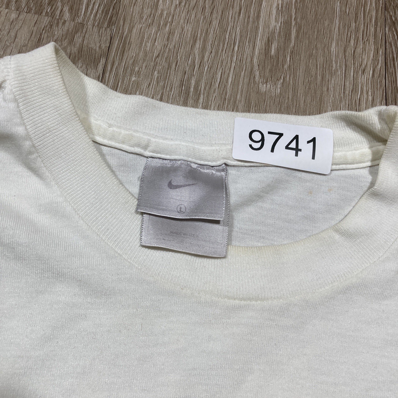Nike Shirt L 90s 00s Y2k Running Swoosh Athletic Active-wear Gym Work-out Tee gallery