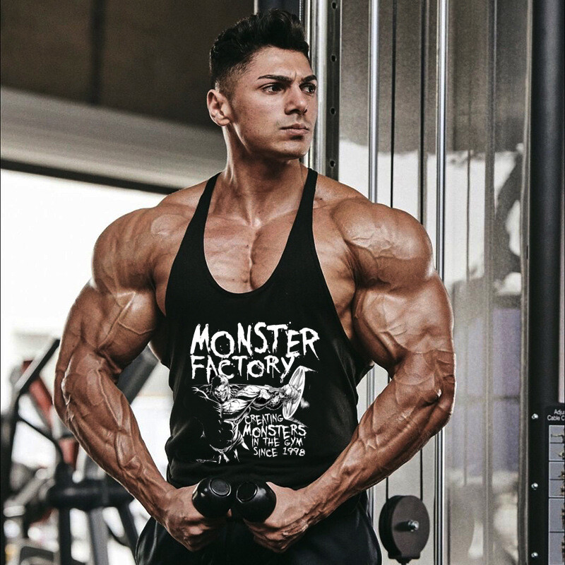 Men's Athletic Stringer Gym Muscle Workout Racerback Fitness Sleeveless Tank Top gallery