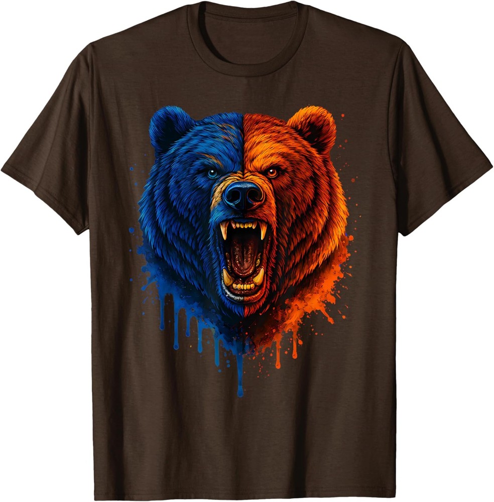 Bear Drip Graphic – Chicago Fans Design Chicago T-Shirt