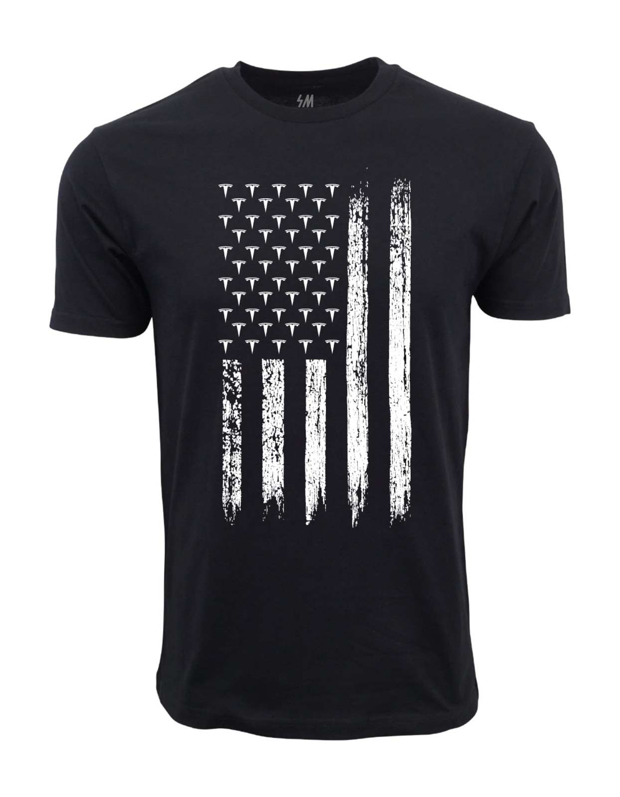 Tesla Flag Graphic T shirt