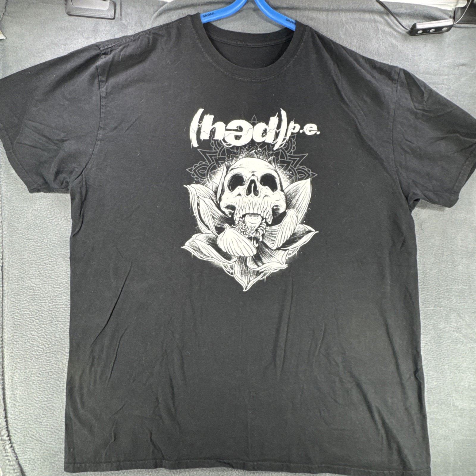 HED Planet Earth PE Skull Black T-shirt - Original - See Measurements gallery