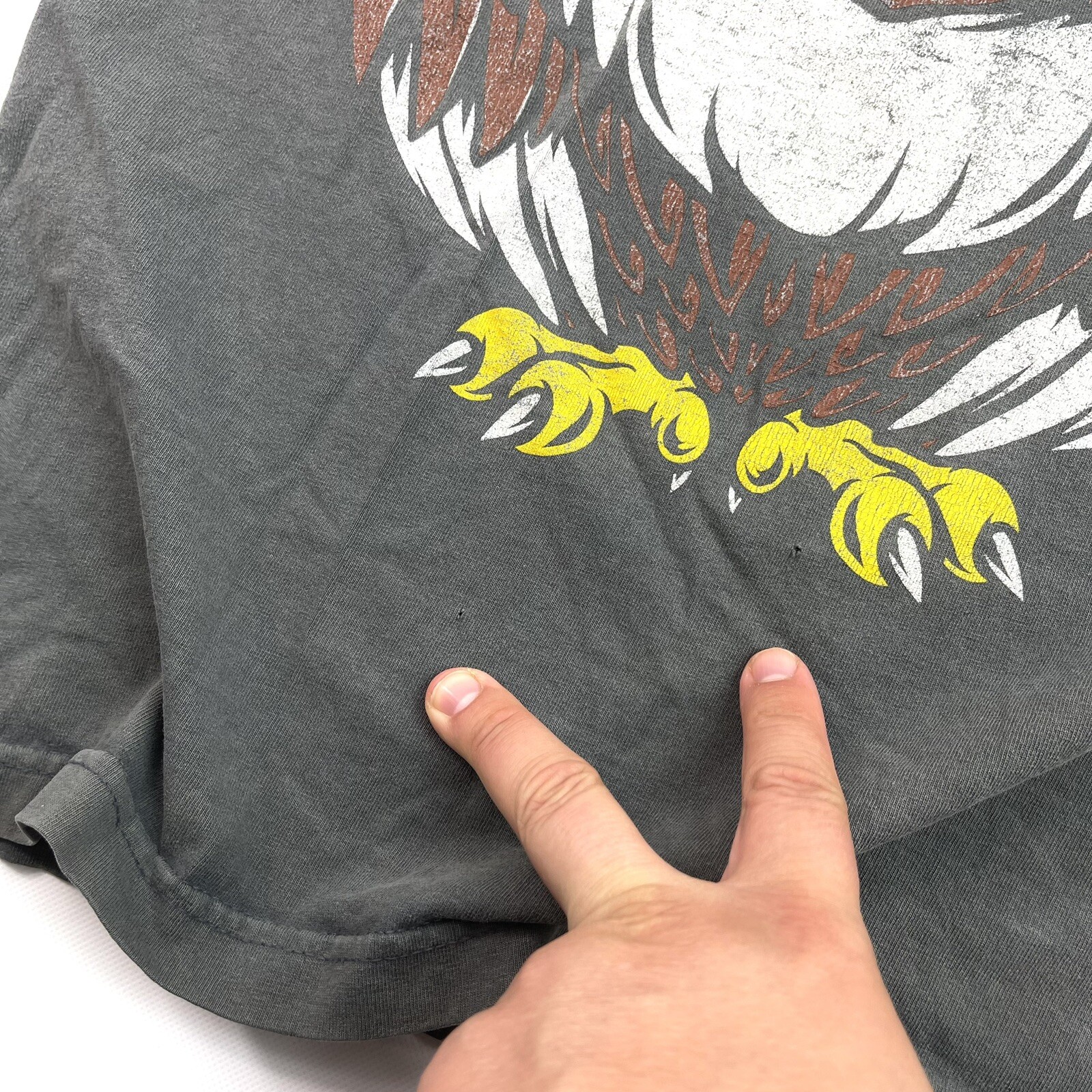 Koala x Core Cool OWL Graphic Vintage Dark Gray Tank T-Shirt Men's Size S Casual gallery