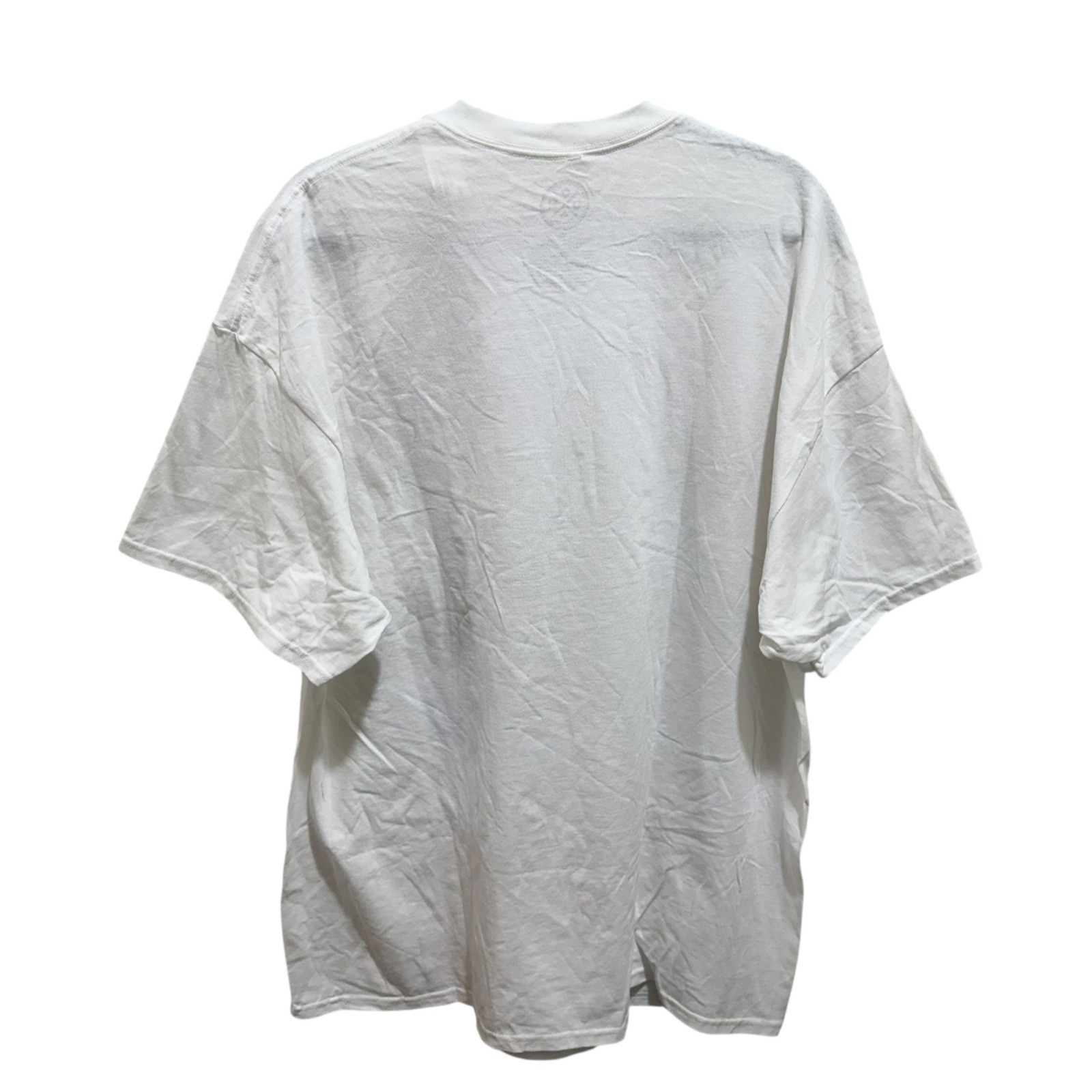 D&M Mens 2XL Joker Skull Crowned Lady Graphic Tee White Red Glitter NEW gallery