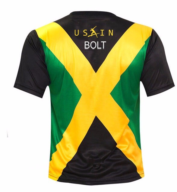 Men's Usain Bolt Rio Jersey - Jamaica Flag - T-Shirt for Sports gallery