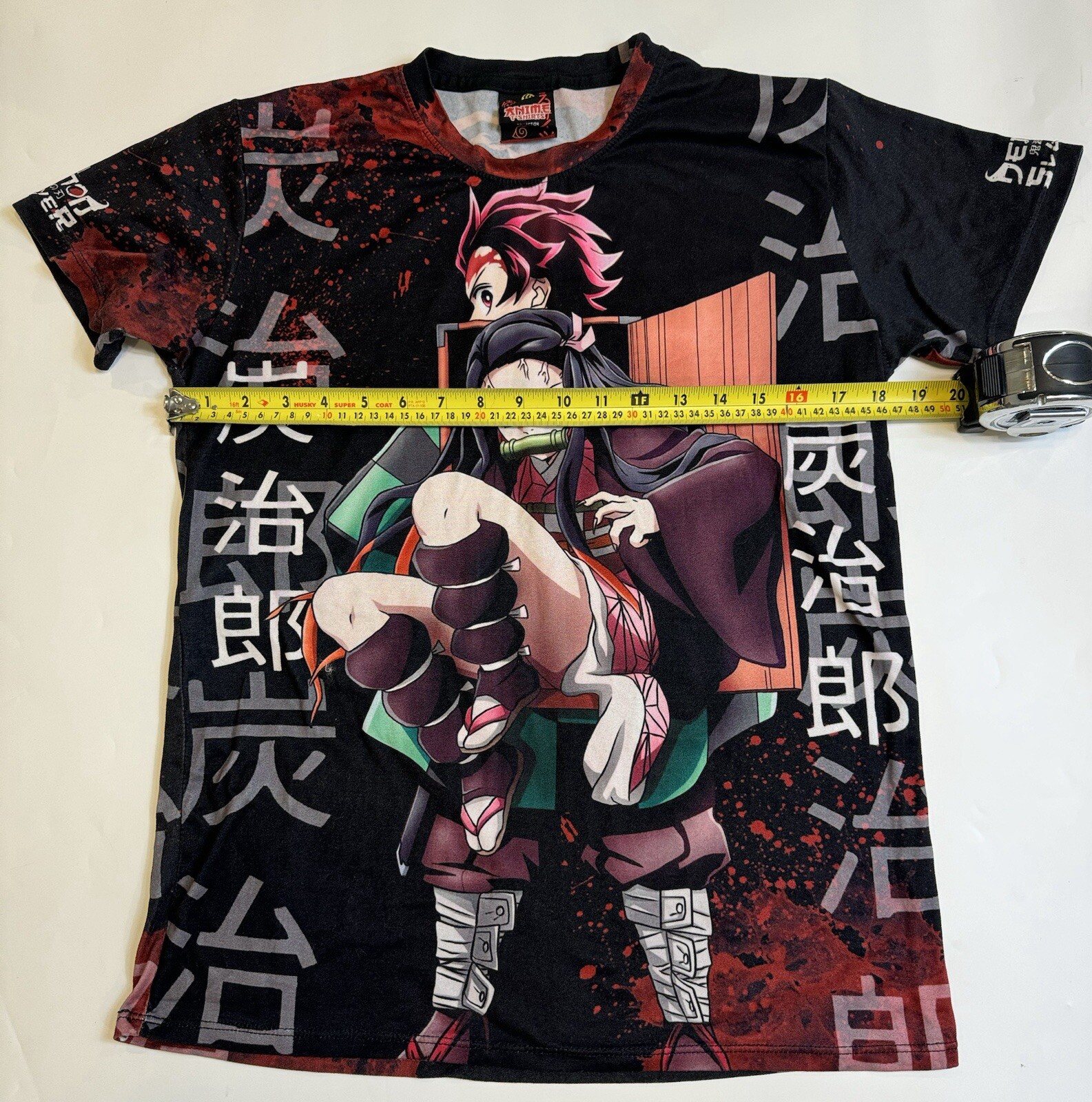Adults Demon Slayer Full Cast T-Shirt Small -Med No Size Tag 389 gallery