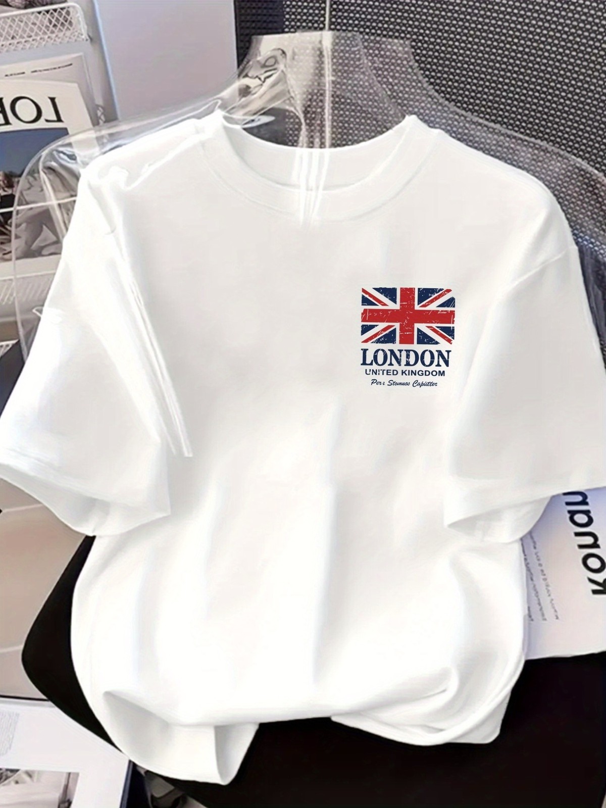 London United Kingdom T-Shirt | Union Jack Flag Graphic Tee gallery