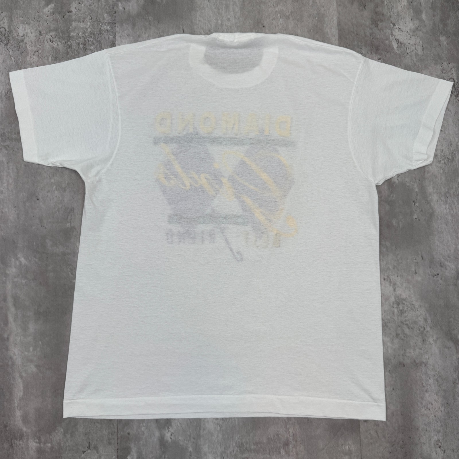 Vintage Diamond Cabaret T-Shirt Mens XL White Strip Gentlemans Club Girls 80s gallery
