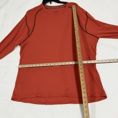 Smartwool Men’s Long Sleeve Merino Wool Shirt XXL Orange b33