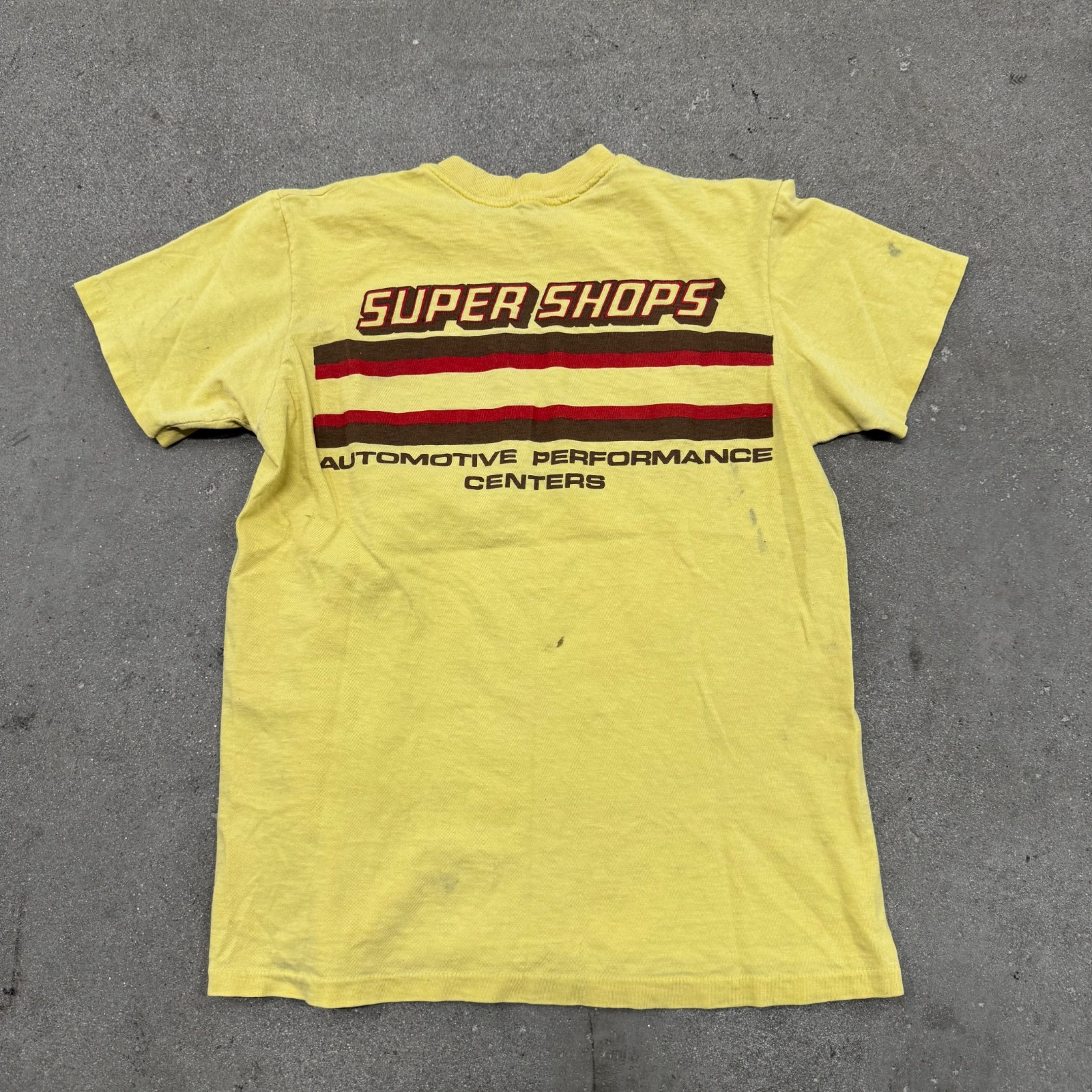 VTG 80s Paint Splatter Hi Cru Stedman T Shirt Mens M Super Shops Automotive Thin gallery