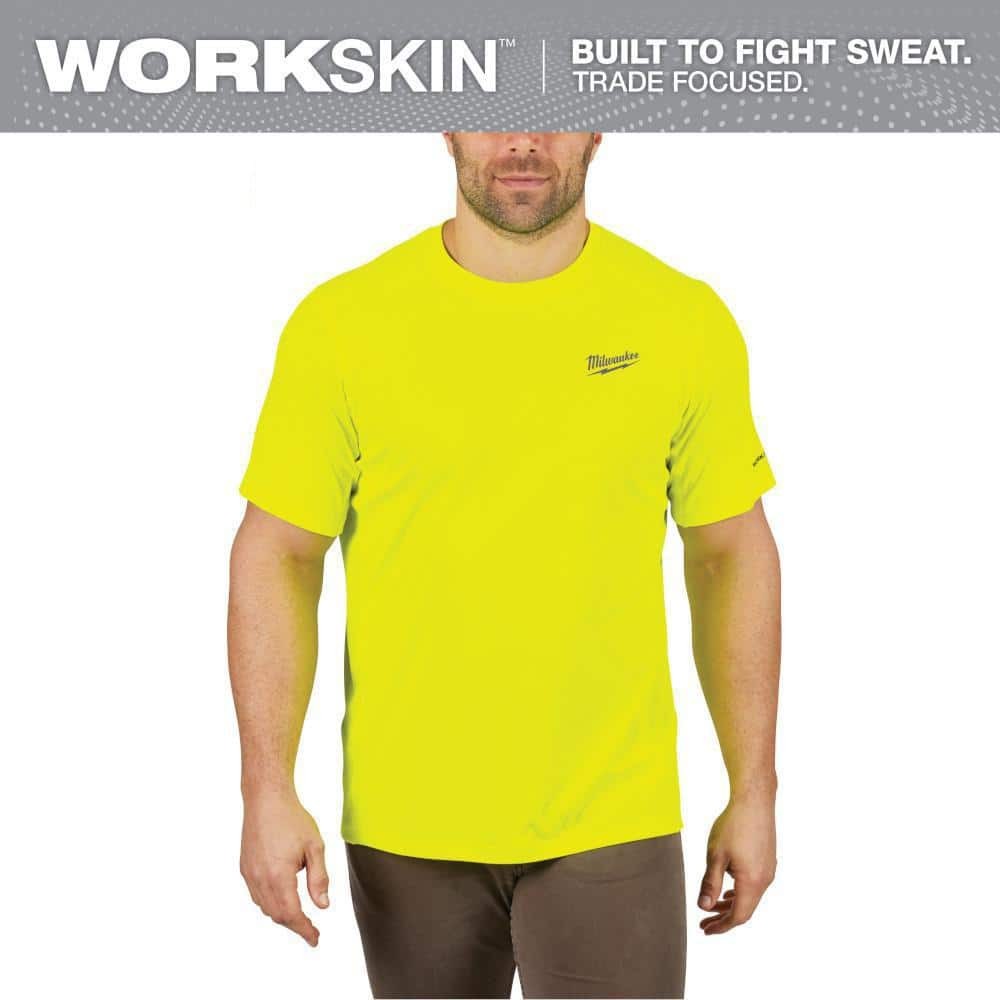 Milwaukee Gen II Men's Medium Hi-Vis Lightweight Performance T-Shirt gallery