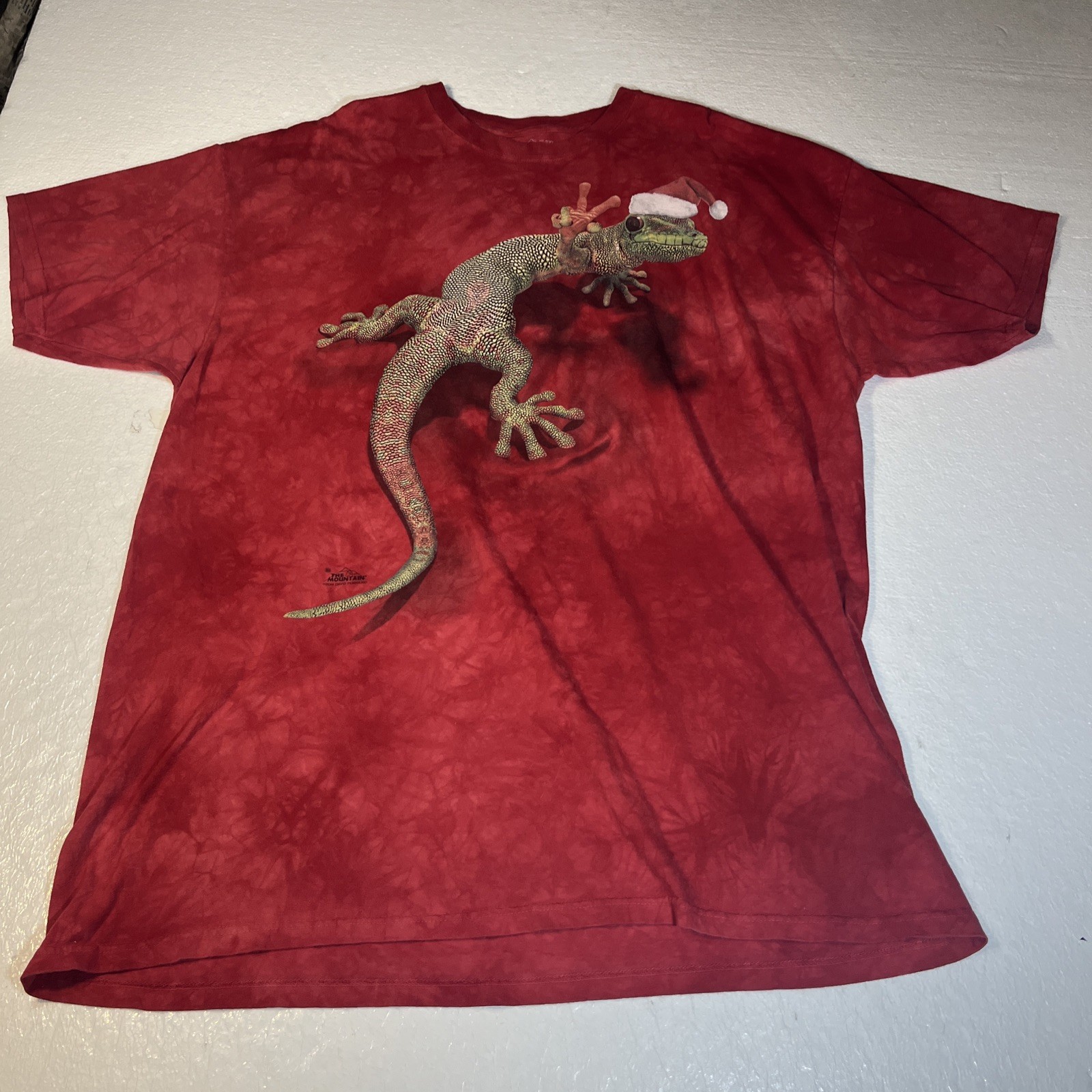 The Mountain Men’s T-shirt Red Peace Out Gecko Retired Logo 3XL 2014