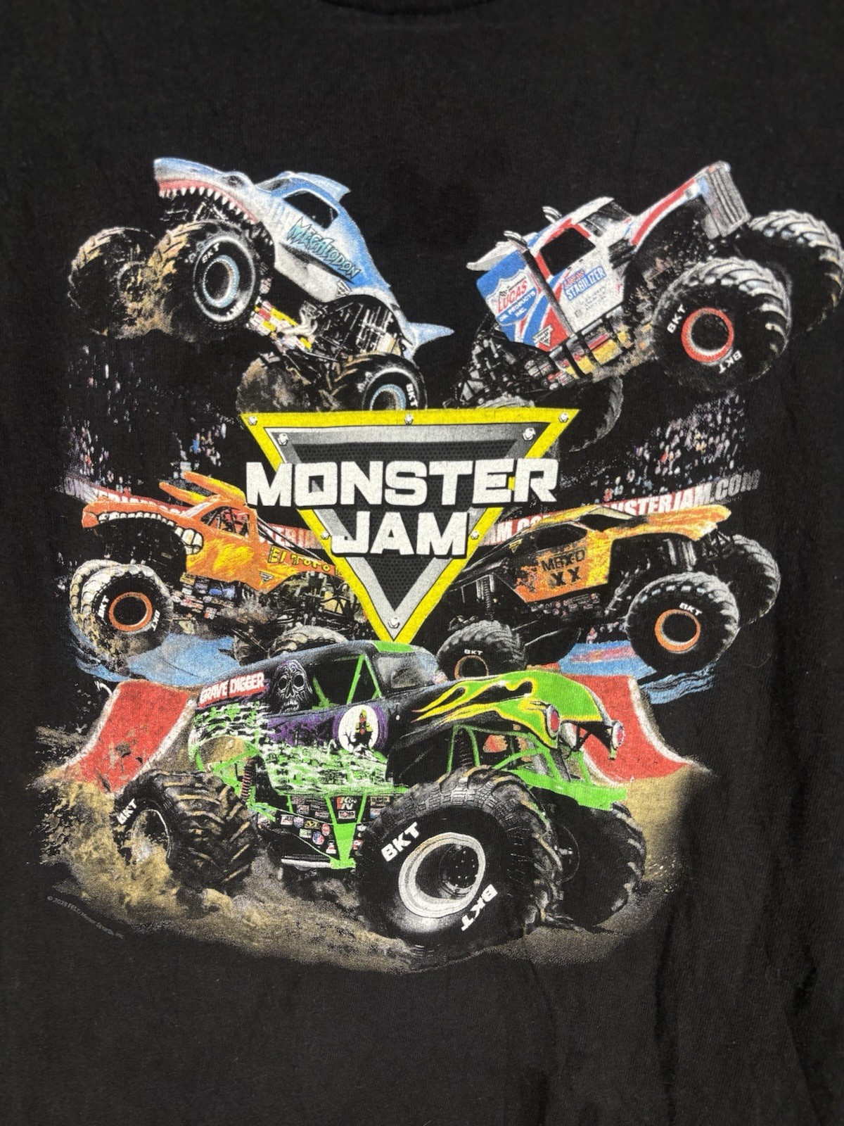 Delta Pro Weight Monster Jam 2023 Graphic Men's Black T-Shirt Size S gallery