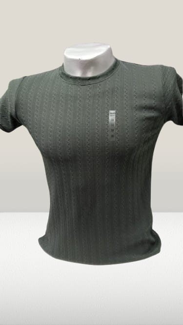 Texture Knit Fabric T shirts, Size M, L, XL gallery