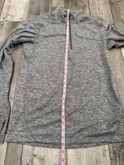 Nike Mens Small Element Half-Zip Heathered Gray Reflective Jacket Pullover Top