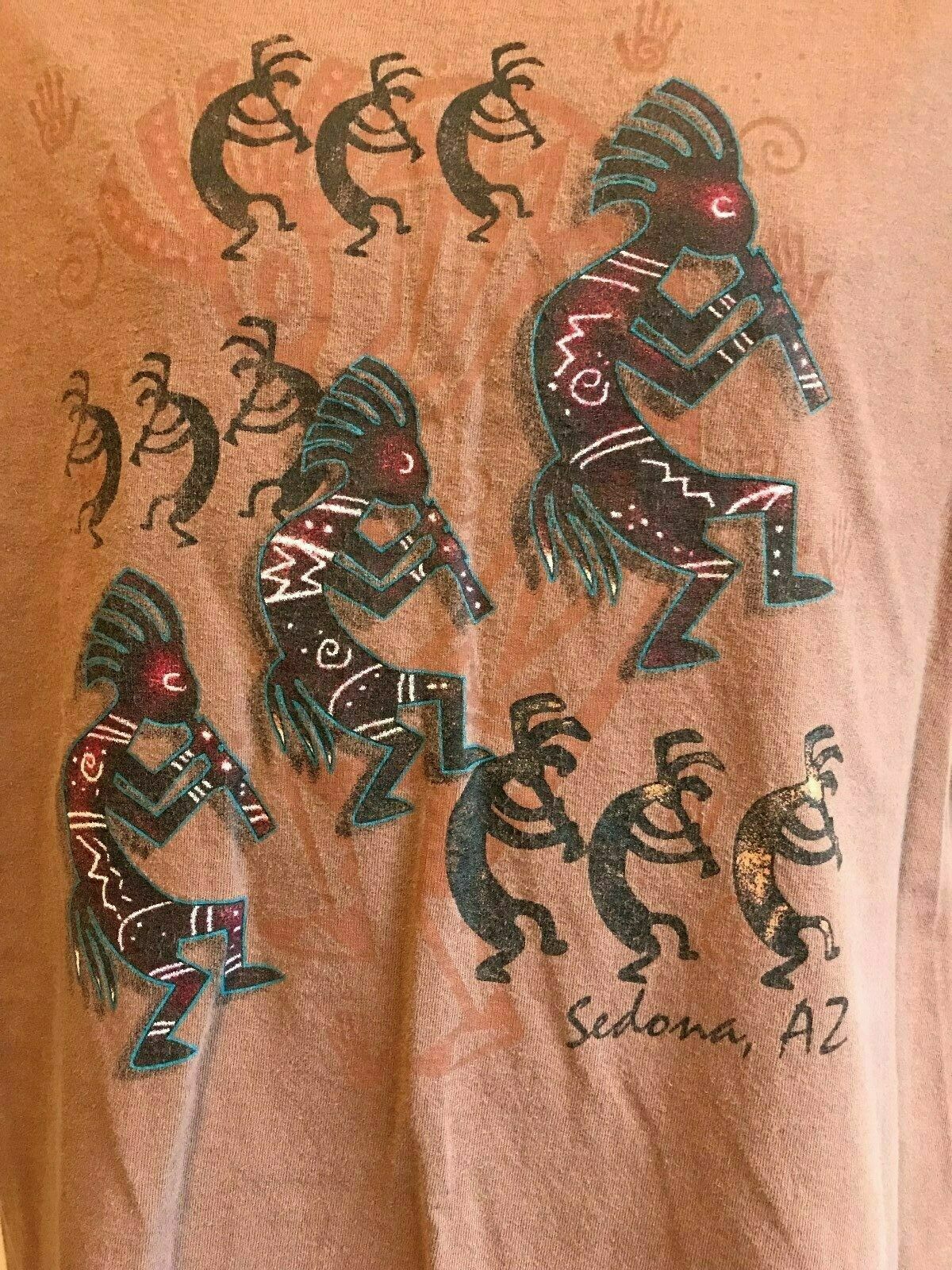 SEDONA, AZ BROWN VINTAGE T-SHIRT LARGE gallery