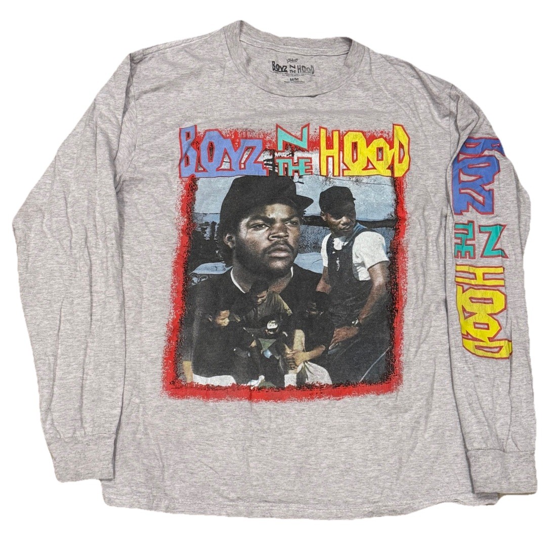 Boyz N The Hood Hip Hop 90s Retro Rap Men's Size Medium Long Sleeve Ice Cube gallery
