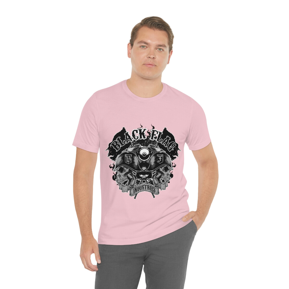 Black Flag Skull T-shirt, Horror T-Shirt, Fantasy T-Shirt, Mystical Gift T-shirt