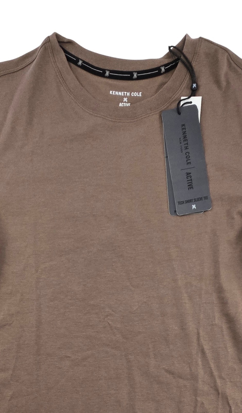 Kenneth Cole Men's Active Tech Shirt S/S Stretch Breathable Soft Cotton UPF 50+ gallery