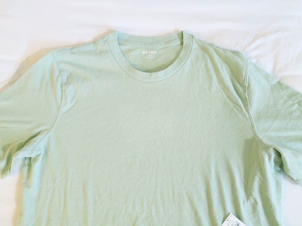 ~Old Navy Soft-Washed Tee Crew neck T-shirt M MT Medium-Tall Pale Glass Green gallery