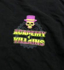 Universal Studios Halloween Horror Nights Academy of Villains Mens Medium LS Sh