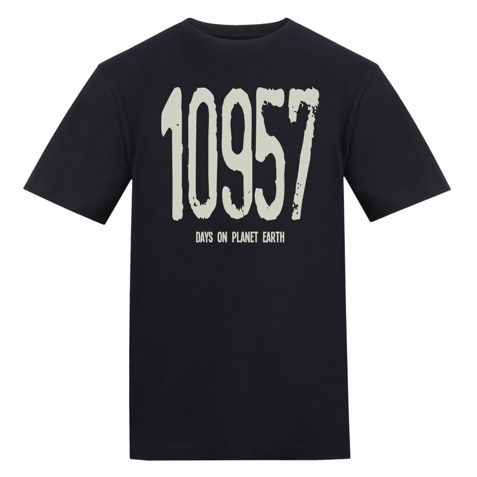 10957 Days on Planet Earth 30th Birthday Hand Printed T-Shirt Gift Size S-5XL gallery
