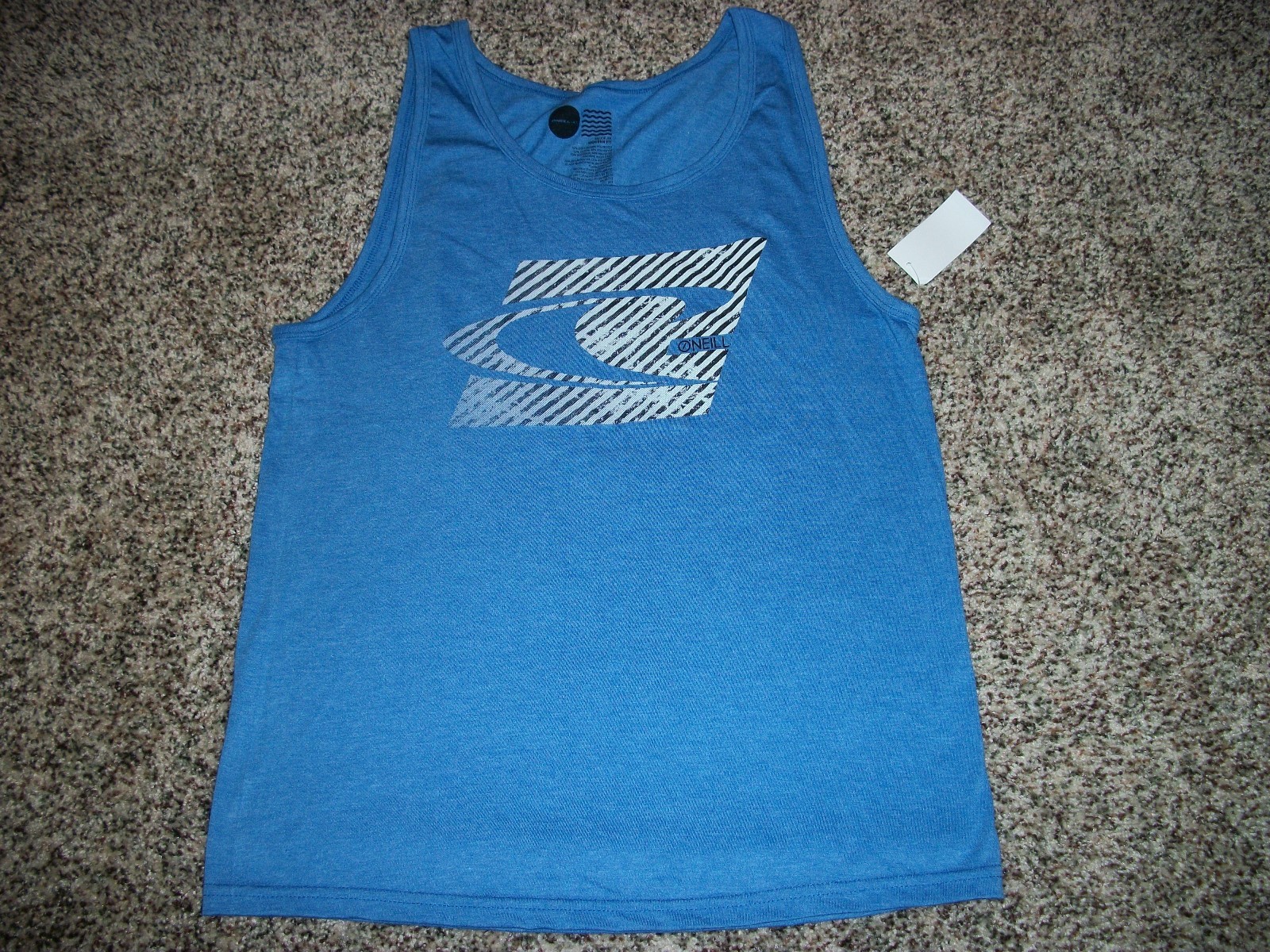 O'NEILL New NWT Mens TANK TOP Sleeveless Shirt Blue Black White MEDIUM gallery