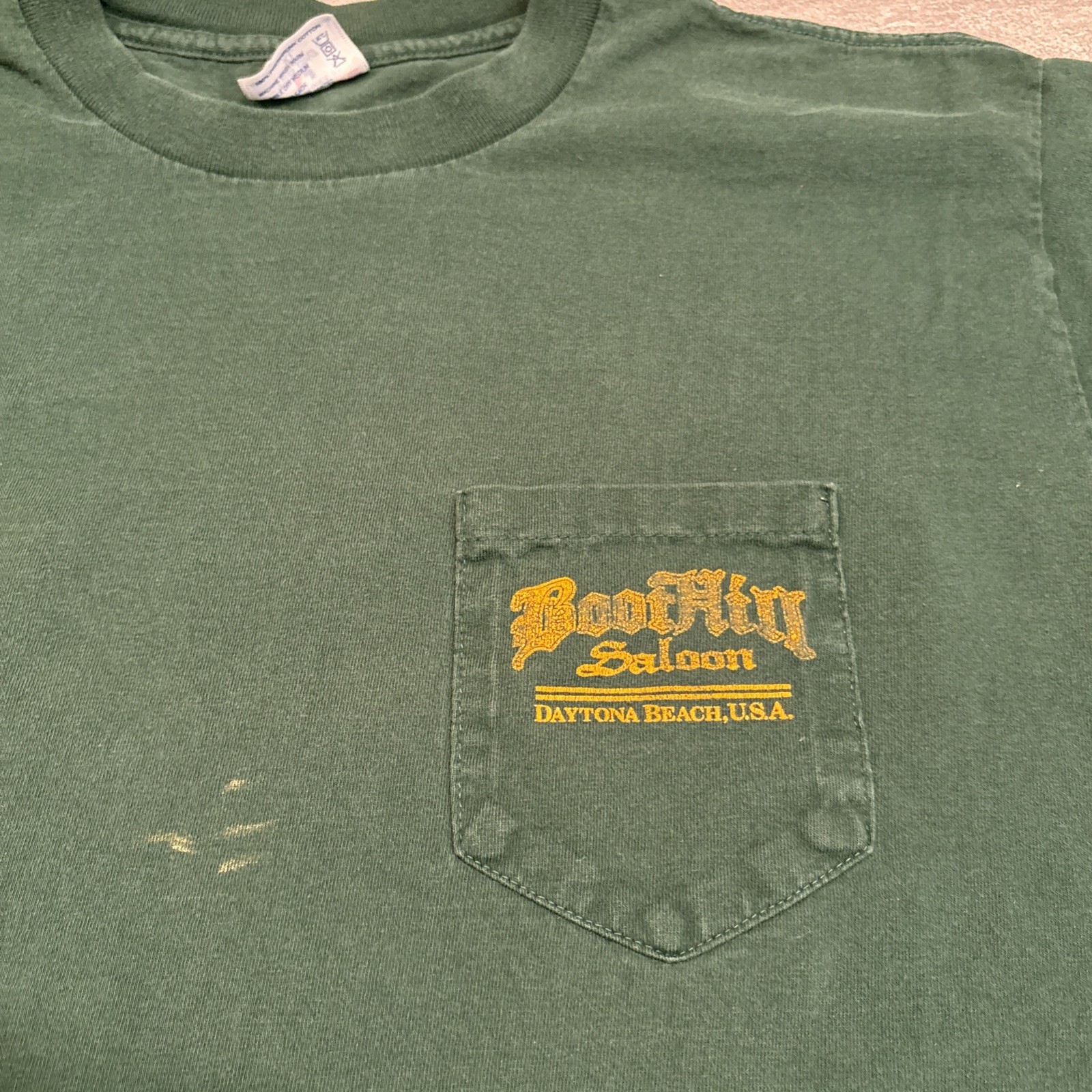 Vintage 90s Boot Hill Saloon Shirt XL Daytona Bike Week Single Stitch Chopper gallery