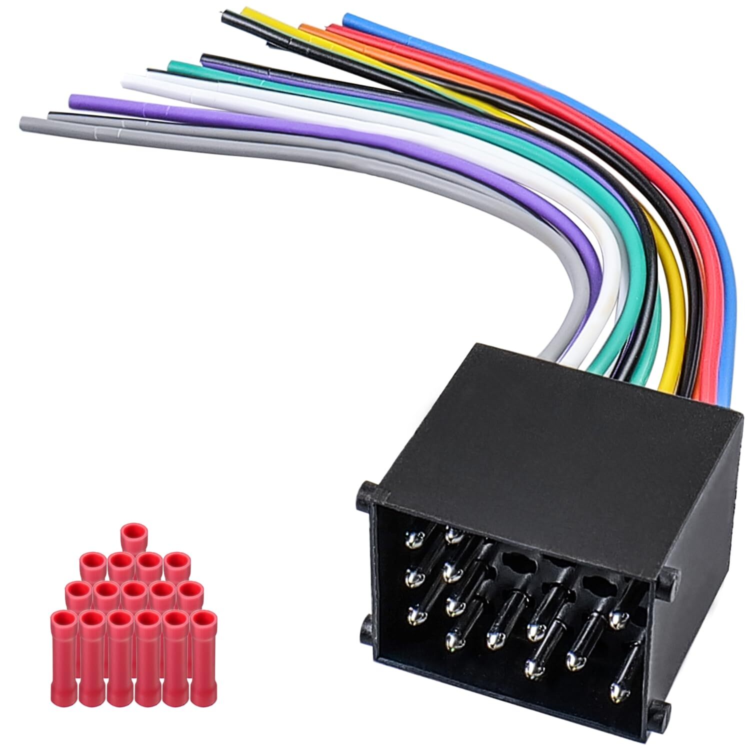 Stereo Wiring Harness Compatible with BMW E30 E31 E32 E36 E38 E39 E46 Z3 Z8 X…
