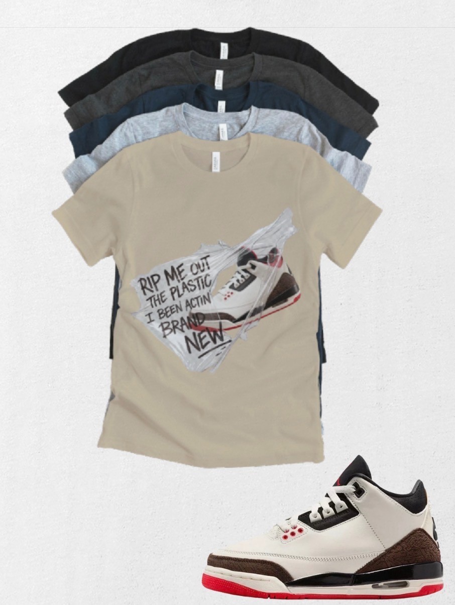 Shirt to match Jordan 3 OG Retro x Jordan Out the Plastic Worlds Best Tee gallery
