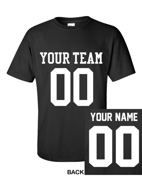 CUSTOM CLASSIC T-Shirt JERSEY Personalized Name Number Football Softball S-5XL gallery