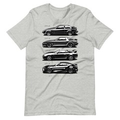 The Original Driver Apparel Toyota Supra History t-Shirt – MK2, MK3, MK4, MK5