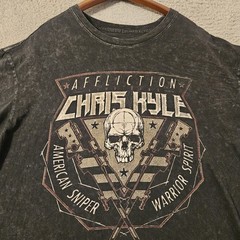 Affliction CK Chris Kyle American Sniper Live Free T-Shirt Men’s Size 2XL XXL