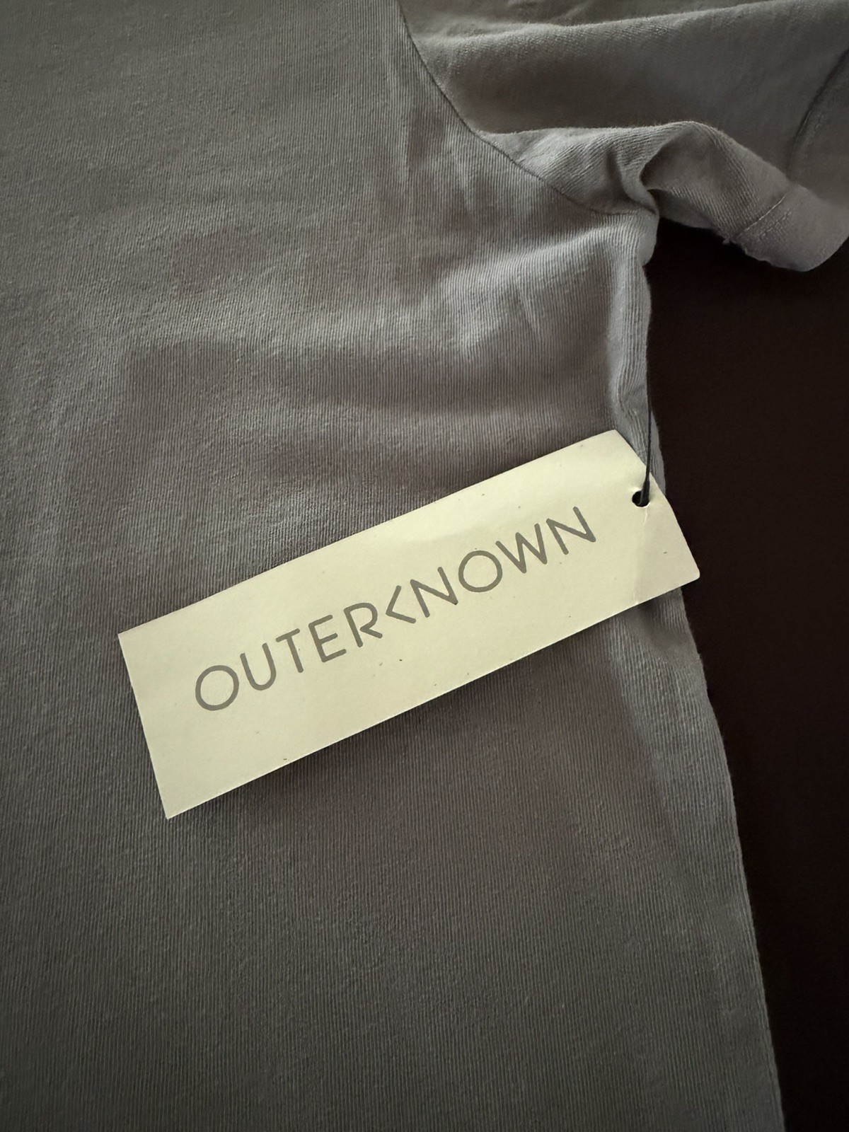 Outerknown Tee Mens Medium Grey Organic Cotton T-Shirt gallery
