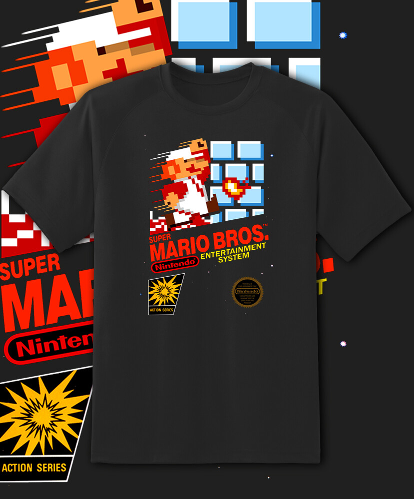 Super Mario Bros NES Retro Video Game T Shirt Youth M – Adult 6XL Fast Ship!