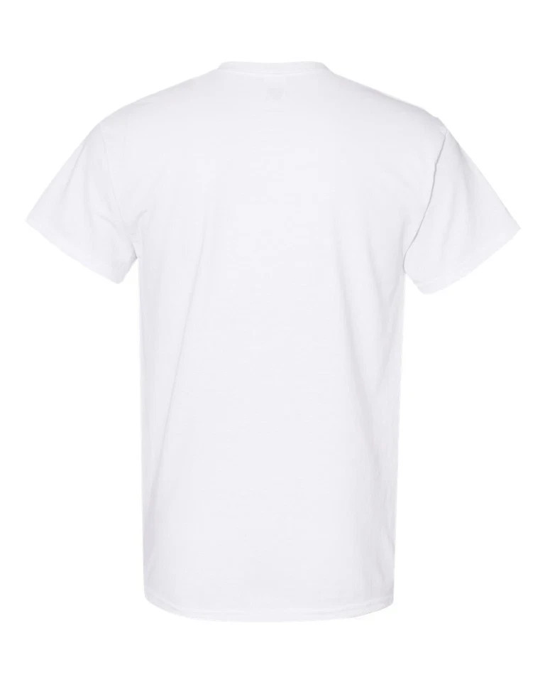 Gildan Heavy Cotton XL T-Shirt Unisex Plain Short Sleeves 5-Pack Tees Bulk Lot gallery