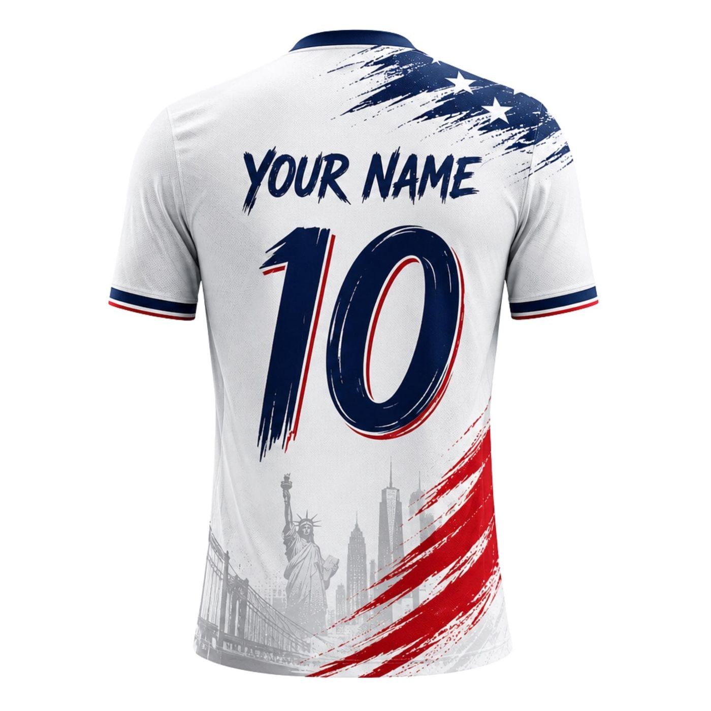 Custom USA Soccer Jersey Personalized Football Fan Shirt Gift for Men gallery