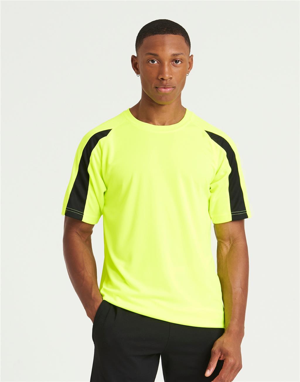 AWDis Mens Short Sleeve Polyester T Shirt, Cool Quick Dry Wicking Training Top gallery