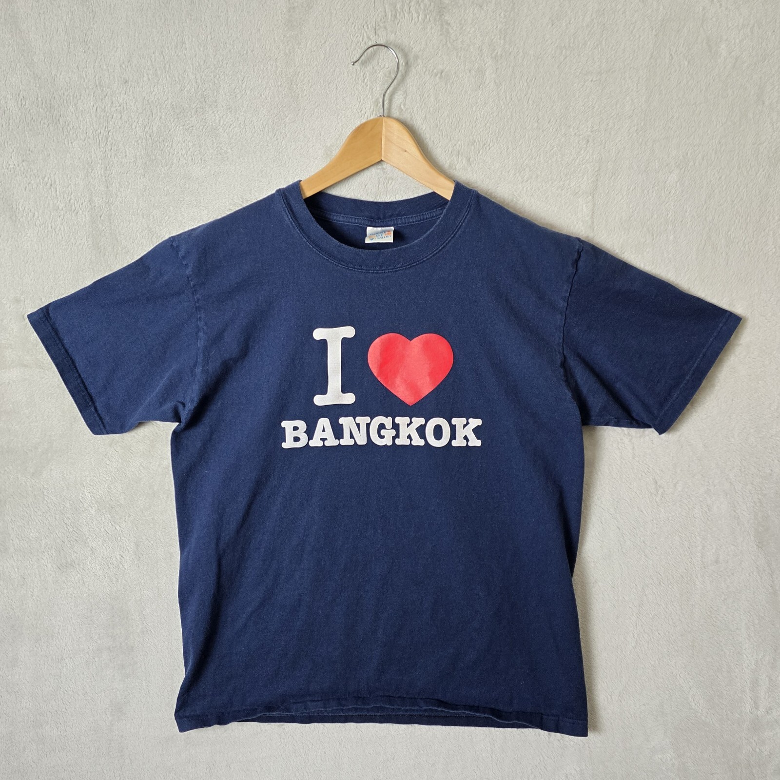 Vintage I Heart Bangkok T-Shirt Love Thailand Large 90s Vtg gallery